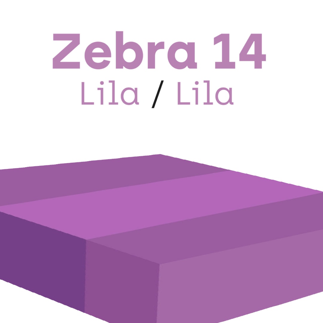 Plancha de Espuma Zebra Lila Lila 2mX1m Densidad 14kg/m3