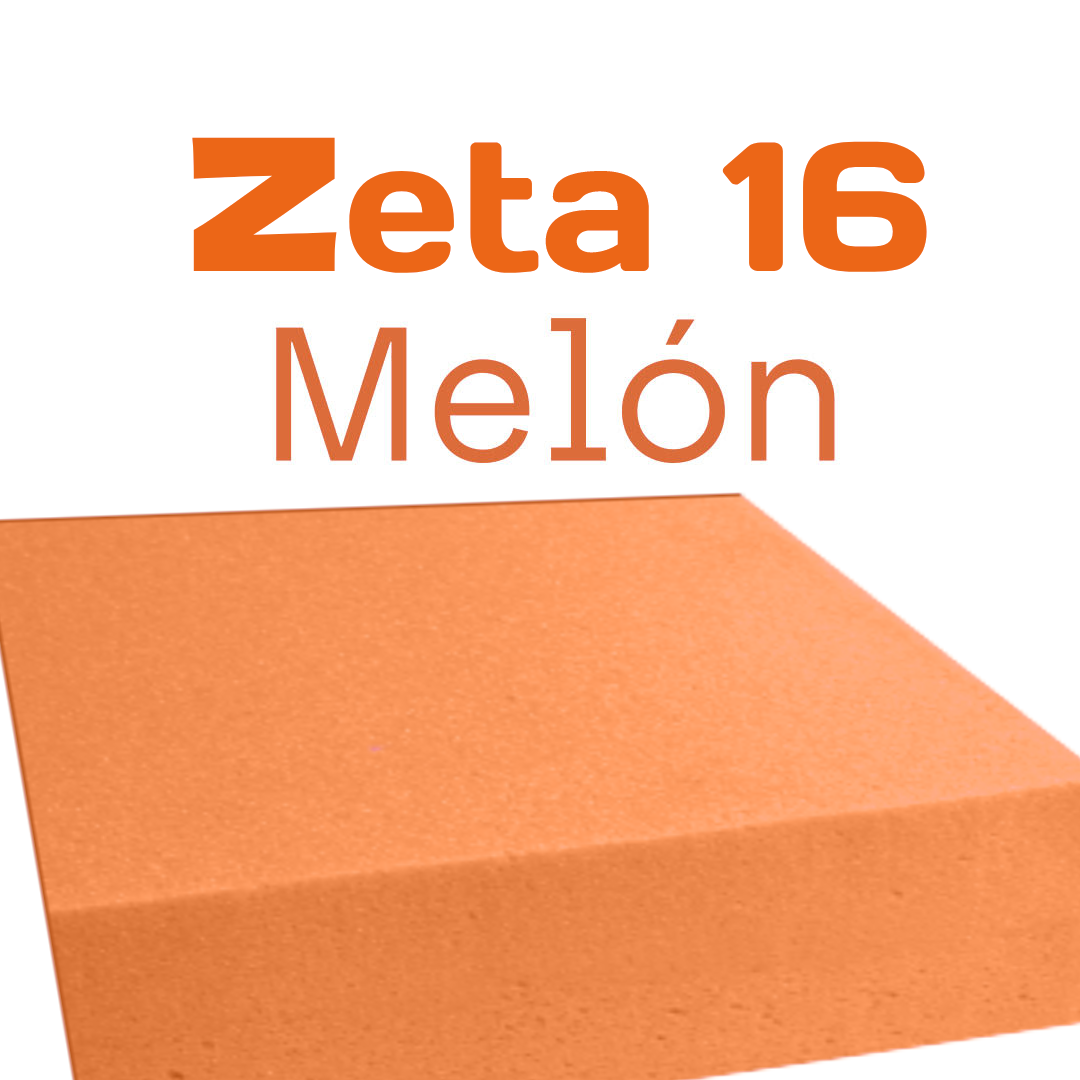 Plancha de Espuma Melón 2mX1m Densidad 16kg/m3